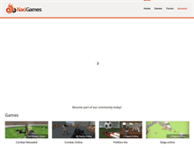 Tablet Screenshot of nadgames.com